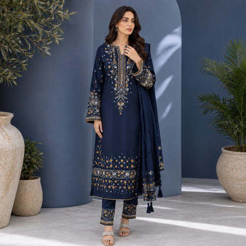 MEHERMA suit - Pure lawn cotton