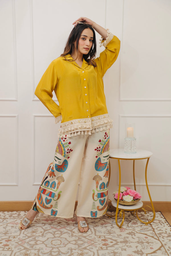 Aamras Co-ord Set - Pure Crepe