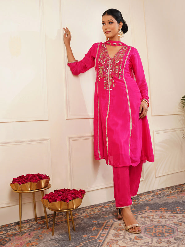 Sajni Suit - Pure Chinon
