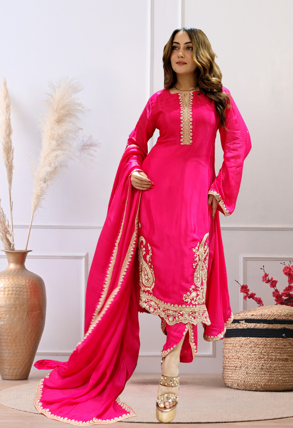 Zeenat-E-Jahan Suit - Pure Crepe
