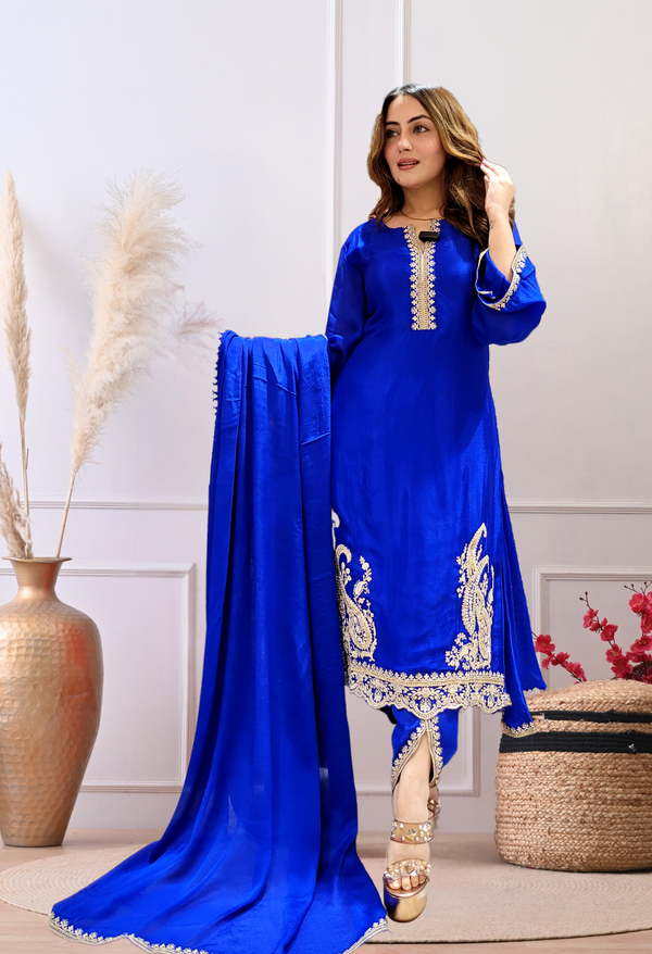Zeenat-E-Jahan Suit - Pure Crepe
