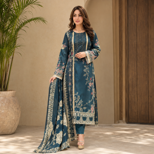 Chaand glow suit - Pakistani lawn cotton