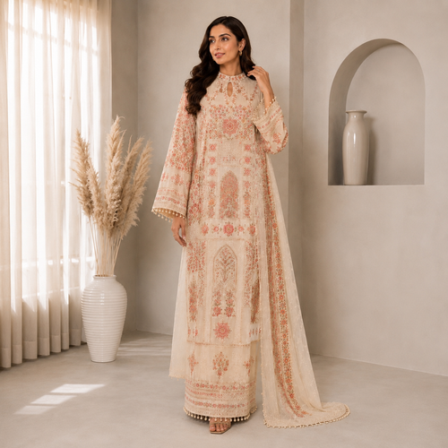 Dilkash co ord set - Pure crepe