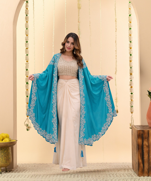 Saachi Indo western dress - Pure Georgette