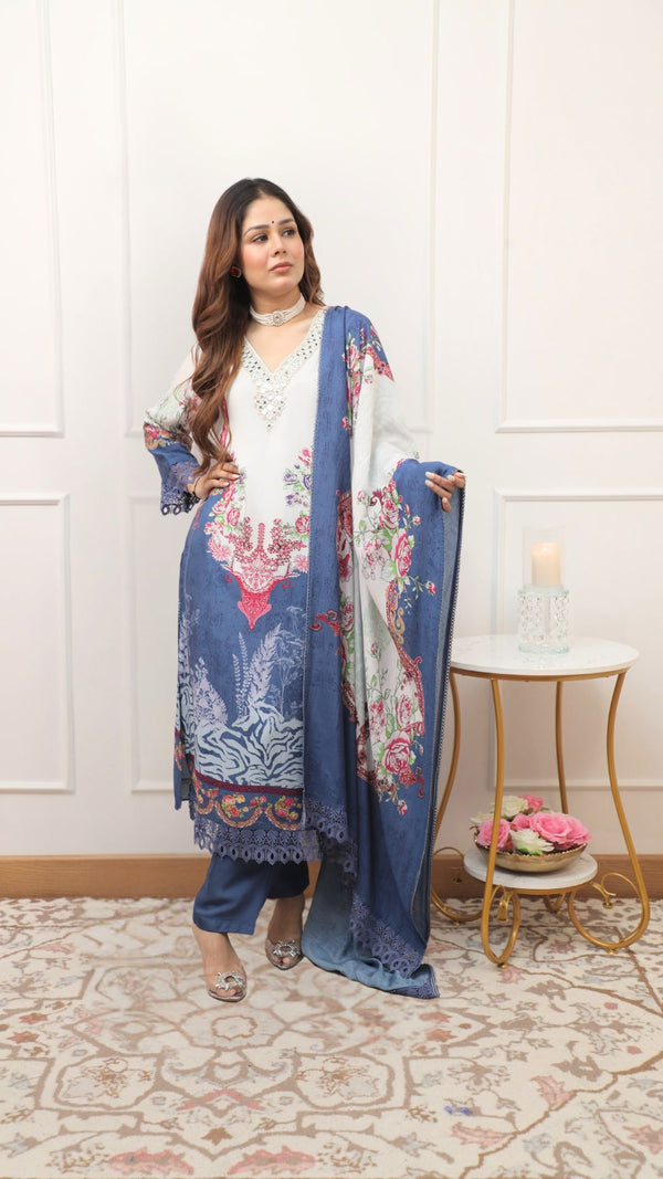 Aaina Suit-Pure Muslin