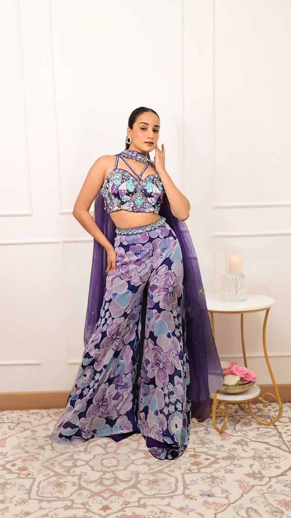 Celestial Couture Indo Western dress- Imported Fabric