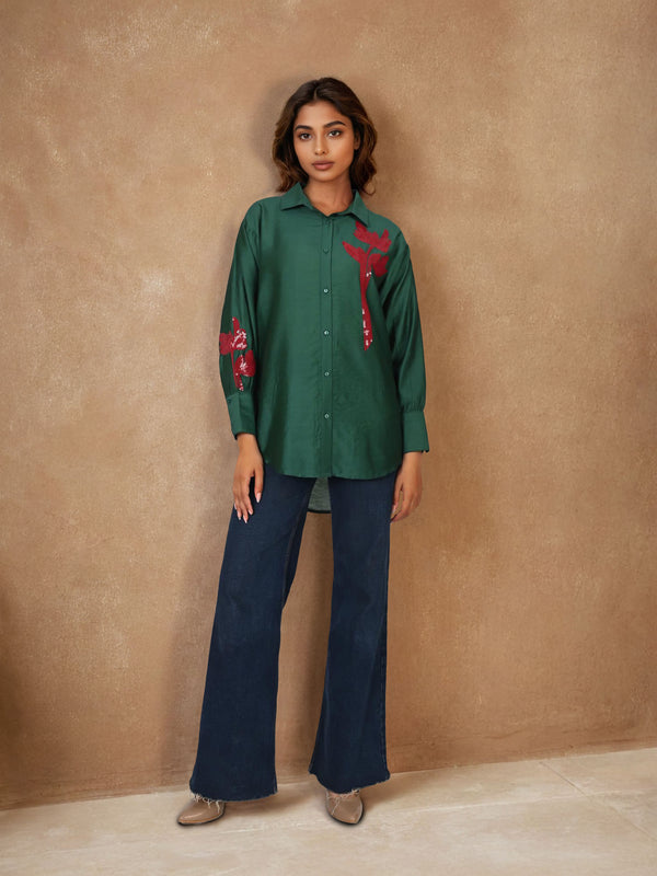 Silken Meadow Shirt - Pure Cotton