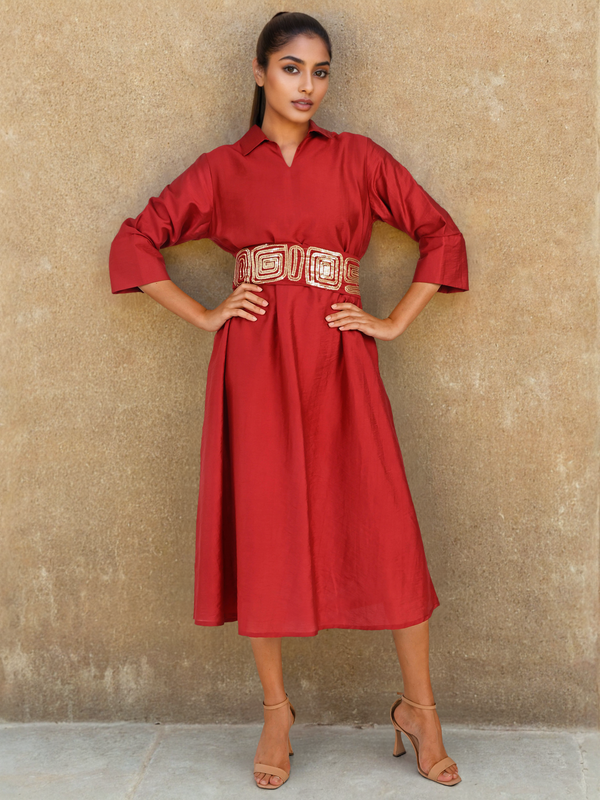 Scarlet Dress - Pure Cotton