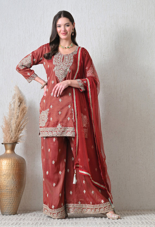 Sona-E-Adaab sharara - Pure Tissue