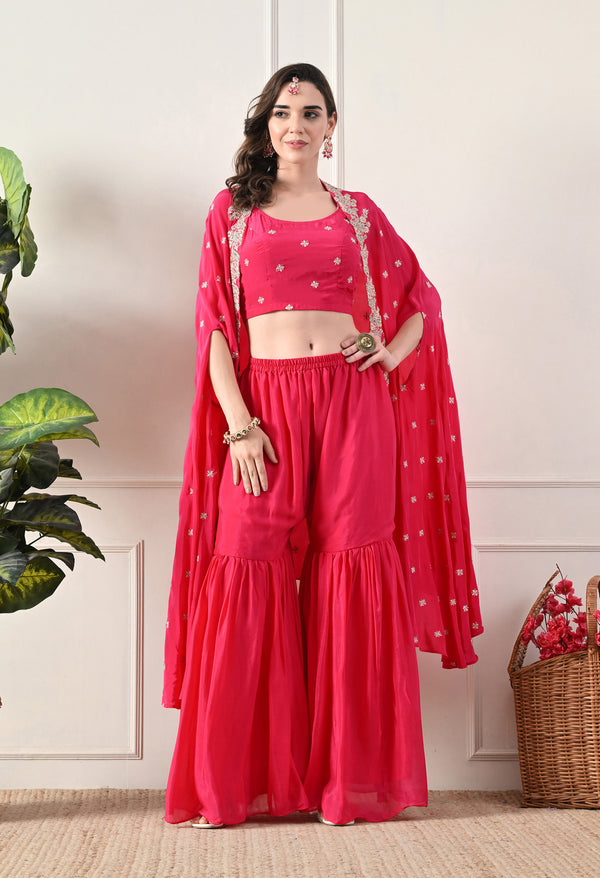 Modeaura Cape - Pure Georgette