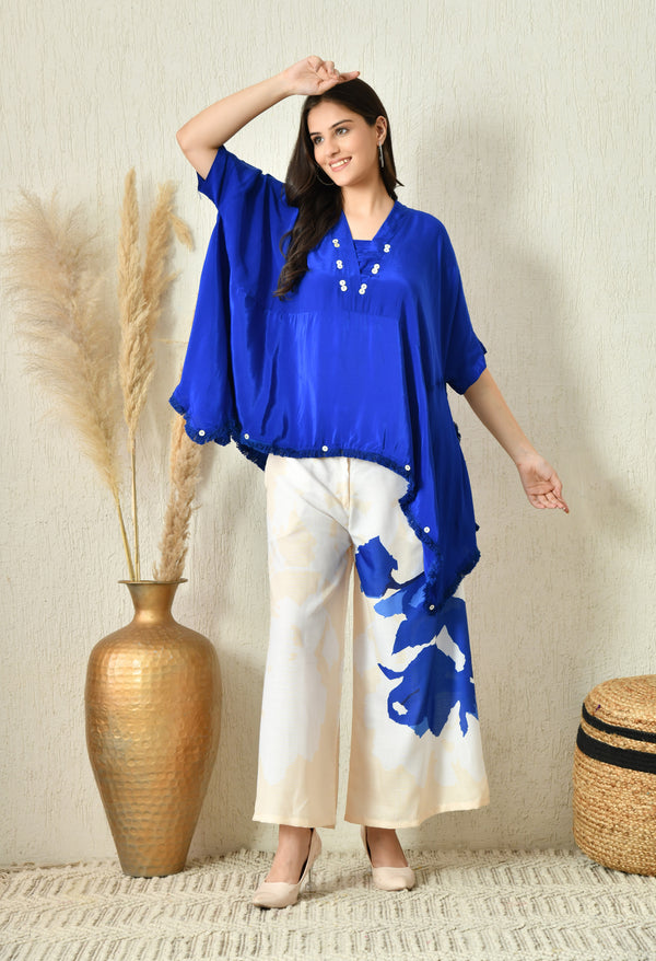 Blueberry Co-ord Set - Pure Crepe