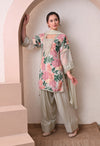 Zeenat Farshi Suit- Pure Chinon