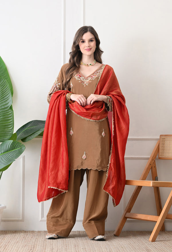 Ruksaar-E-Zar - Pure Crepe