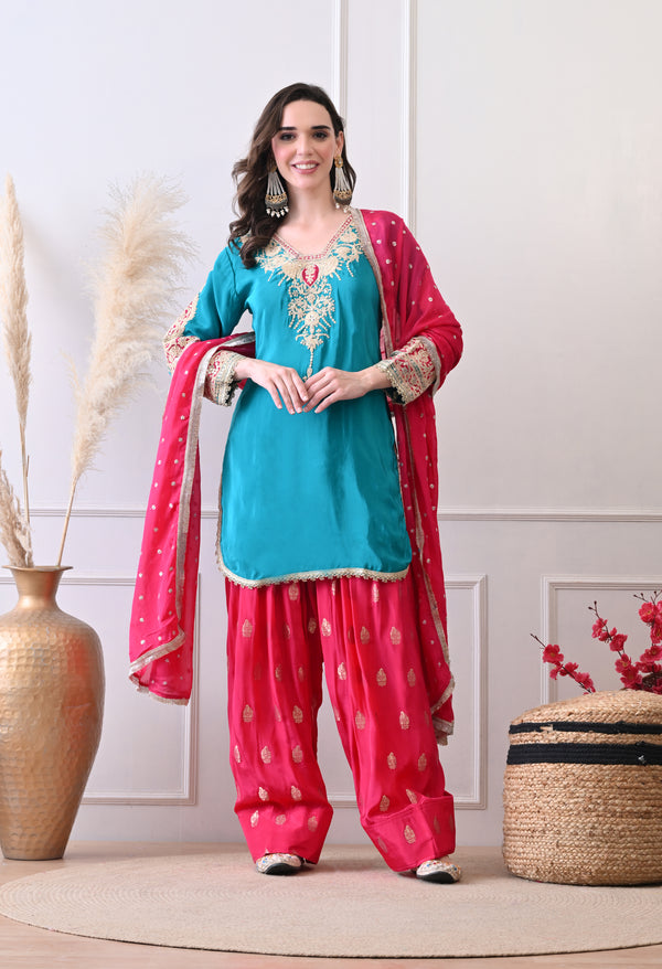 Riwaayat Farshi suit - Pure Crepe