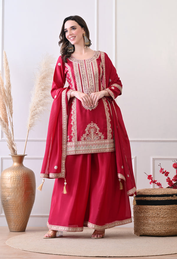 Shehzaadi Suit - Pure Chinon
