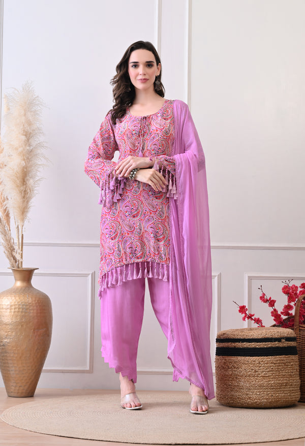 Sugar Blush Suit - Pure Crepe