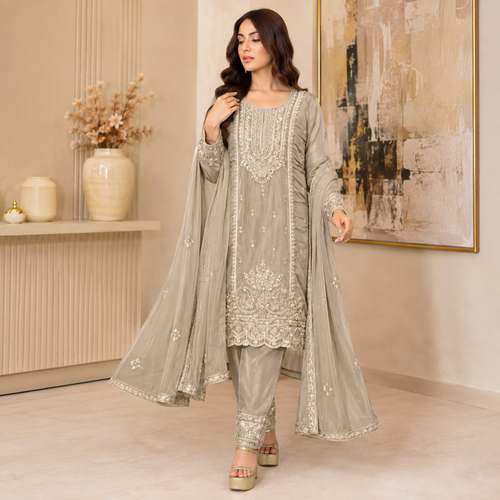 Rosalline farshi suit - Pure Crepe