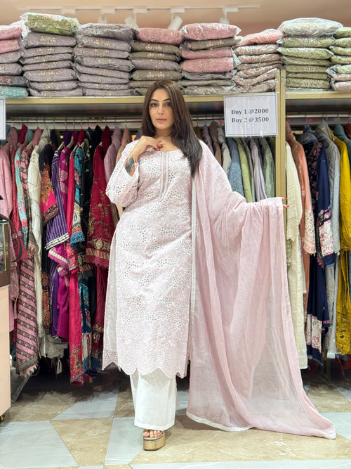 Floral Bahaar suit - Imported Cotton