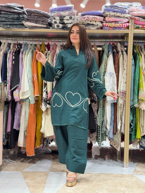 Dil-e-Haseen farrhi co ord set- Pure cotton