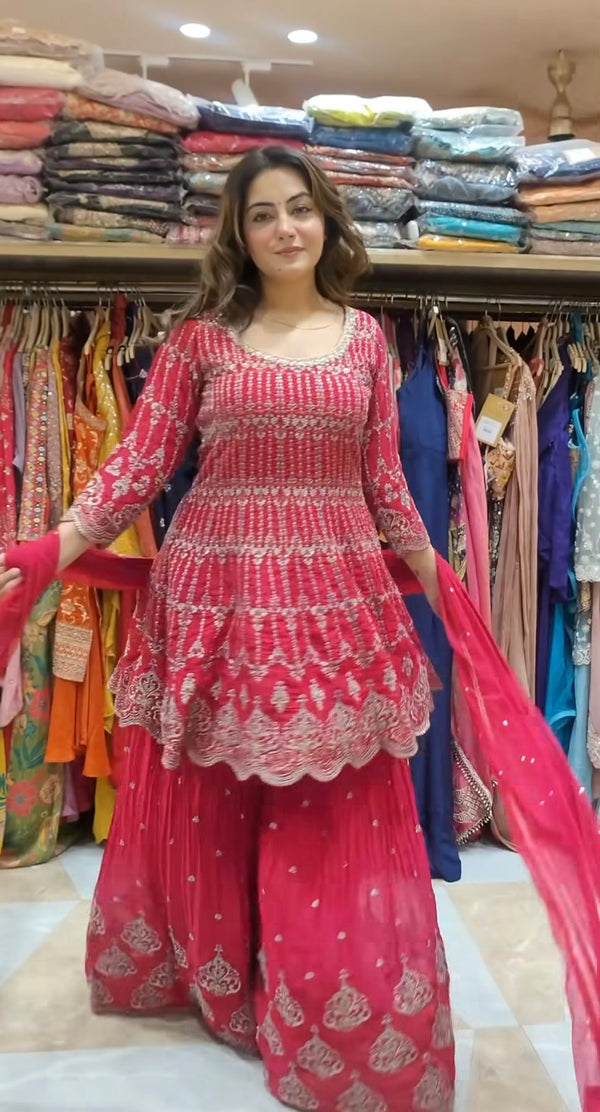 Shahi Libas Sharara Suit