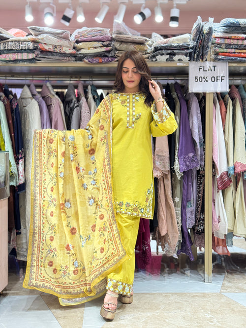 Vintage flora suit - pure cotton