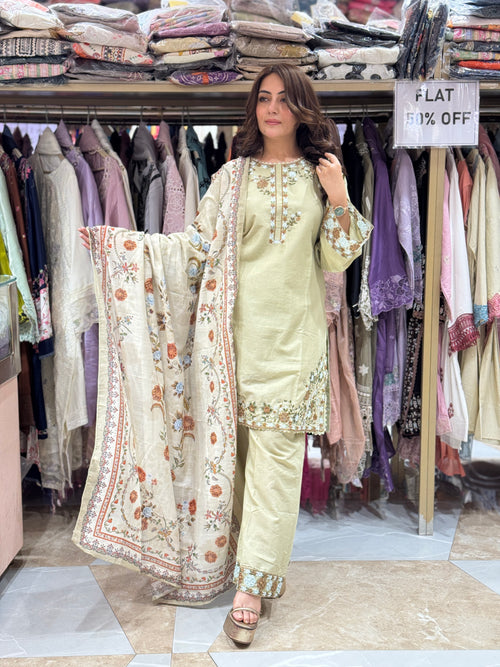 Vintage flora Suit - pure cotton