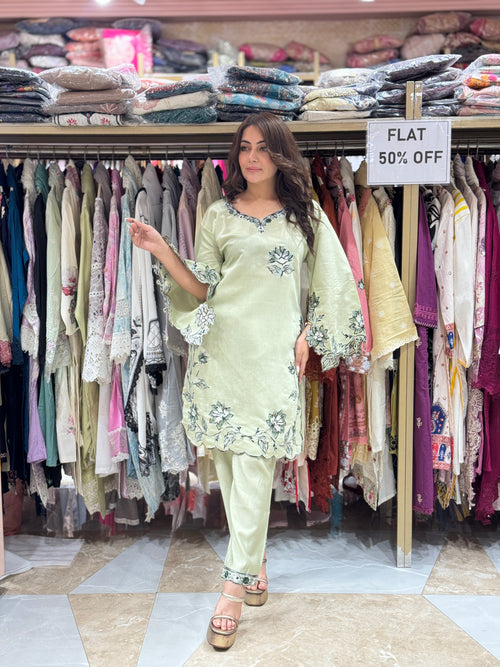 Moonblush co ord set - Pure cotton