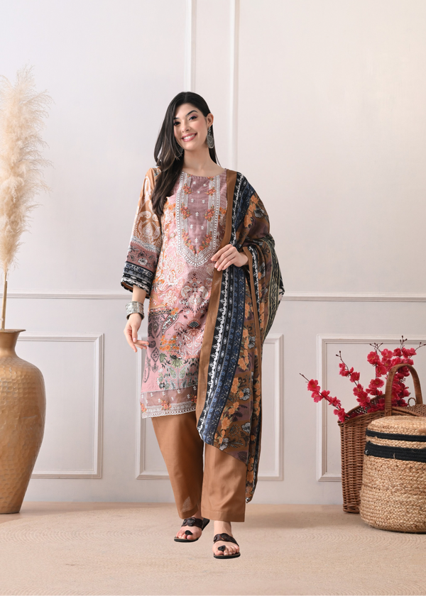 Tajdar Suit - Pure Cotton