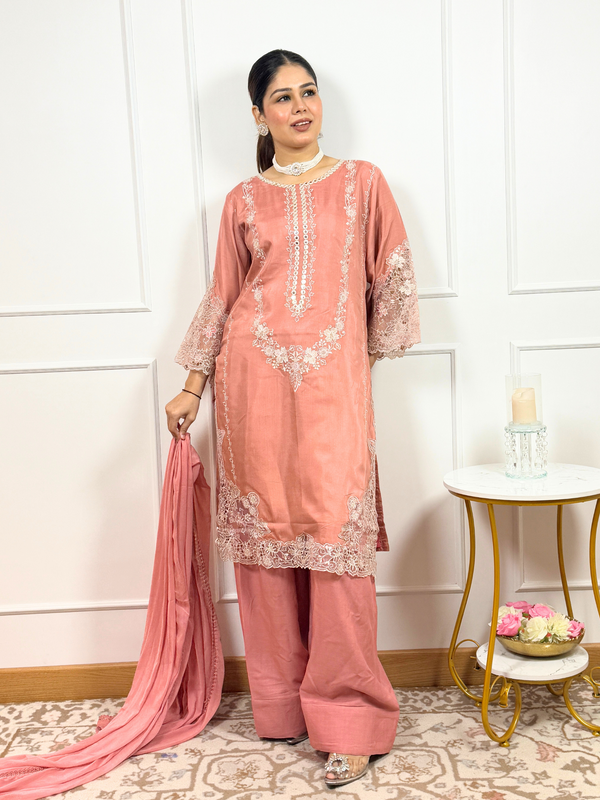 Sitara farshi Suit-Pure Muslin