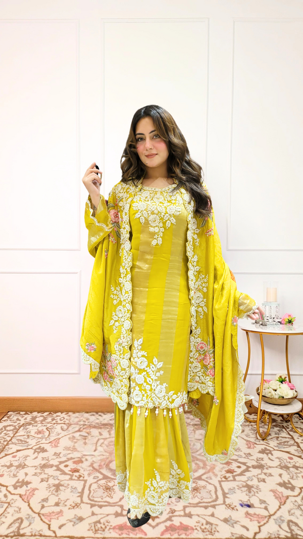 Meher - E - Zari Sharara set
