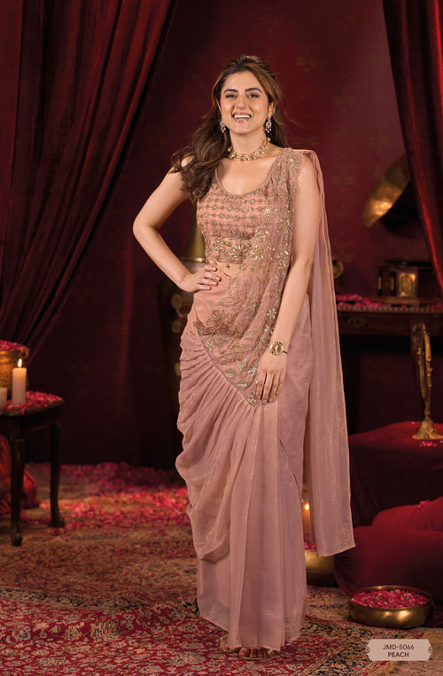 Zehnaseeb Predraped saree