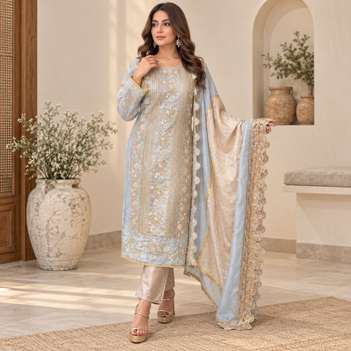 Noor Riwayat suit -Pure tissue