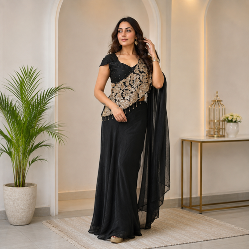 Royal dusk indo western dress