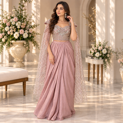 Cinderella indo western dress