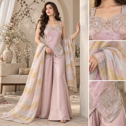 Mehfil-e-Rose indo western dress