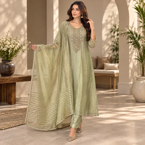 Shimmer luxe suit - Pure tissue