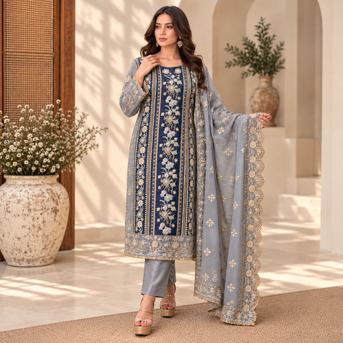 Noor Riwayat suit -Pure tissue