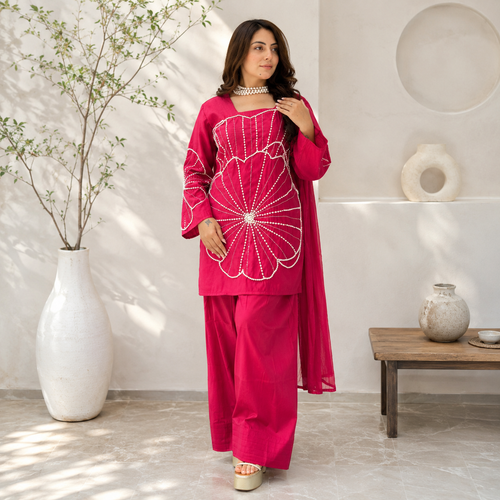 Noor-e-Pearl - Pure cotton silk