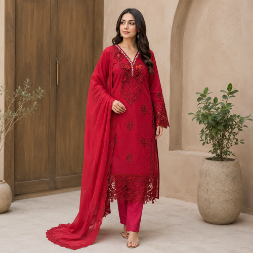Rangsaaz suit - Pure Chinon