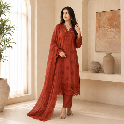 Rangsaaz suit - Pure Chinon
