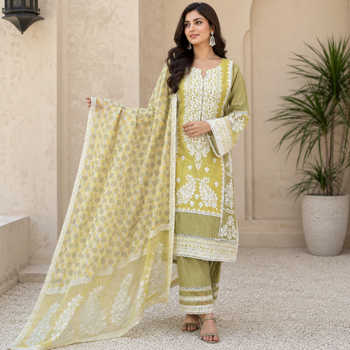 Roohi suit - Pure cotton