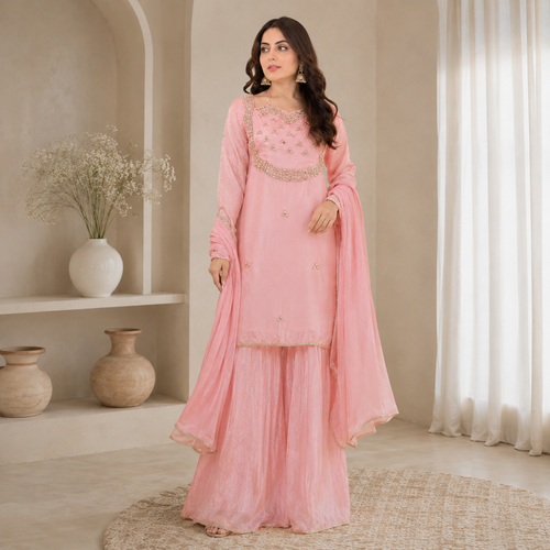 Gulrukh suit - Pure chinon